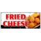 Signmission FRIED CHEESE BANNER SIGN french poutine melted cheddar bacon ranch B-120 Fried Cheese - alternate 1